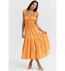 House of CB Phedra Dress Apricot Size M / AU 10 for rent on The Volte - image 1