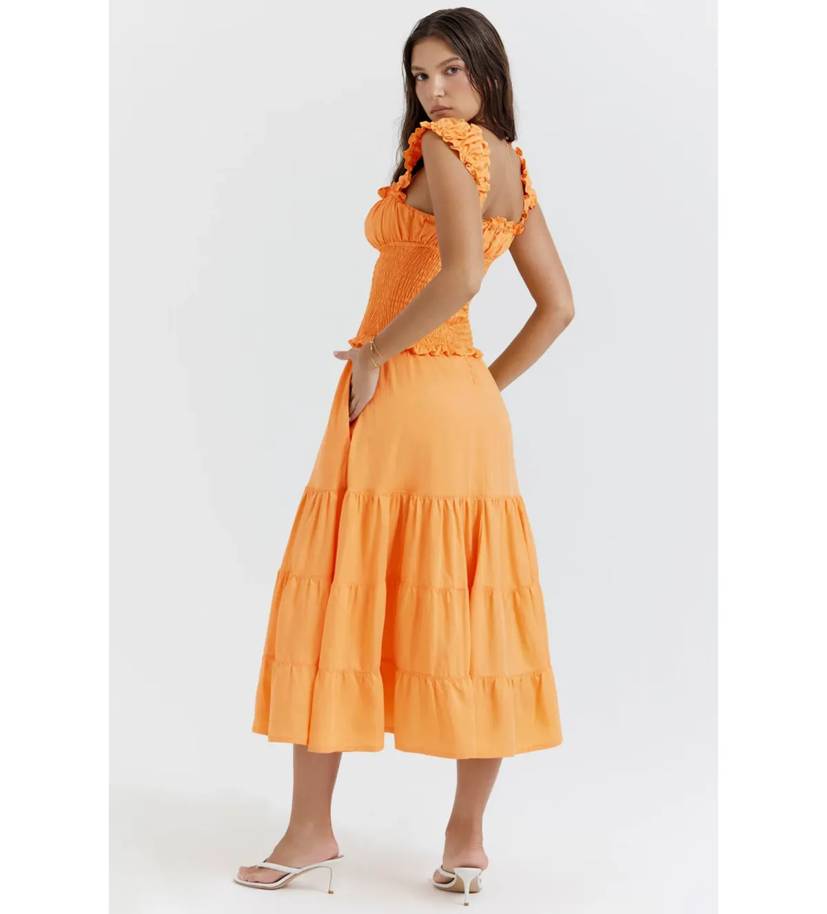 House of CB Phedra Dress Apricot Size M / AU 10 - Image 3