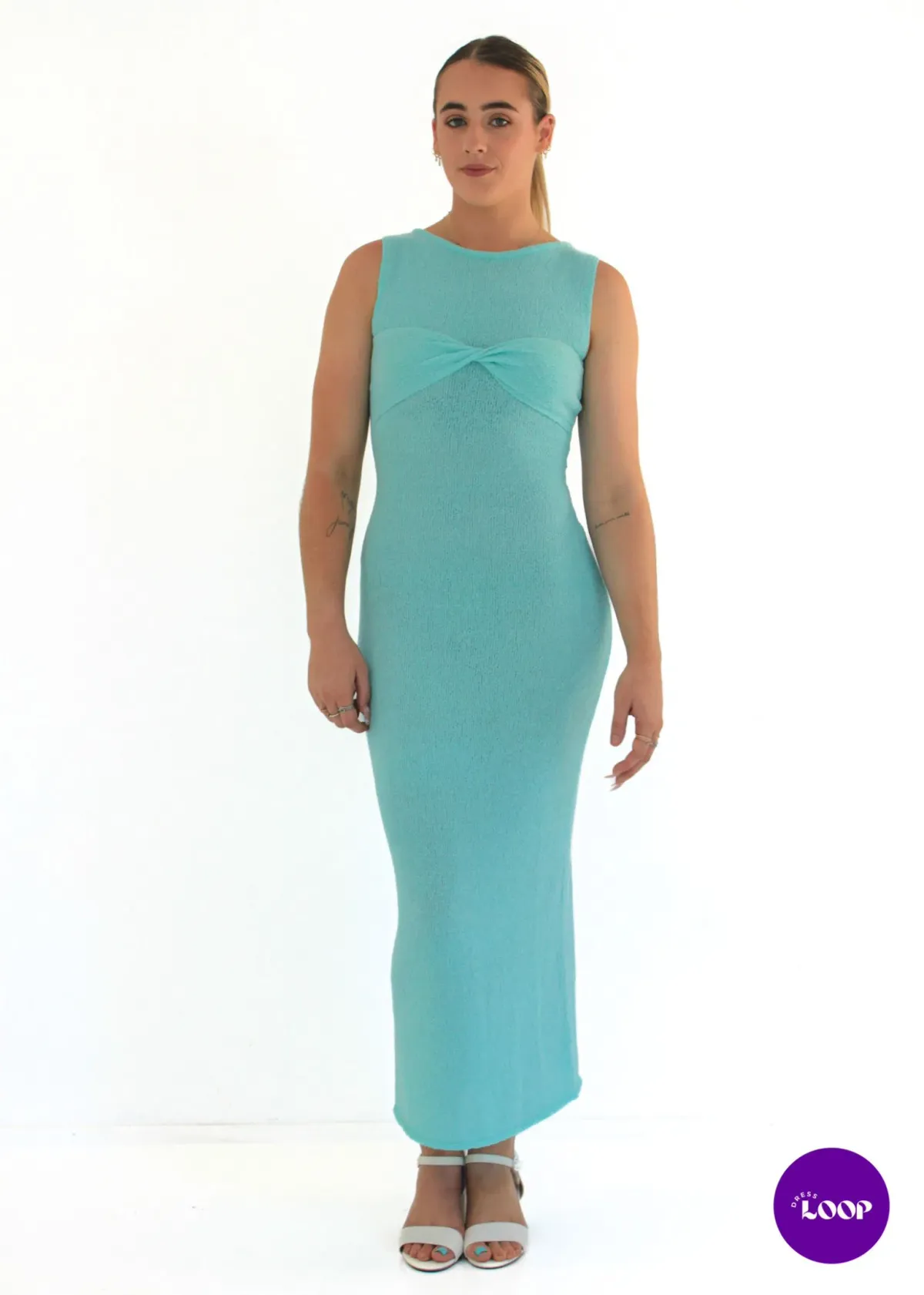 I am Delilah Giselle Maxi Dress Aquamarine Blue Size S / Aus 8 - Image 2