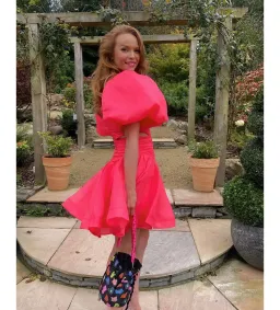  Aje Joan Puff Sleeve Mini Dress Size AU 8 for rent on The Volte - image 2