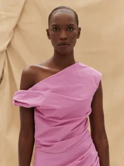 Paris Georgia Remmy Mini Dress in Barbie Pink Size 8 for rent on The Volte - image 2