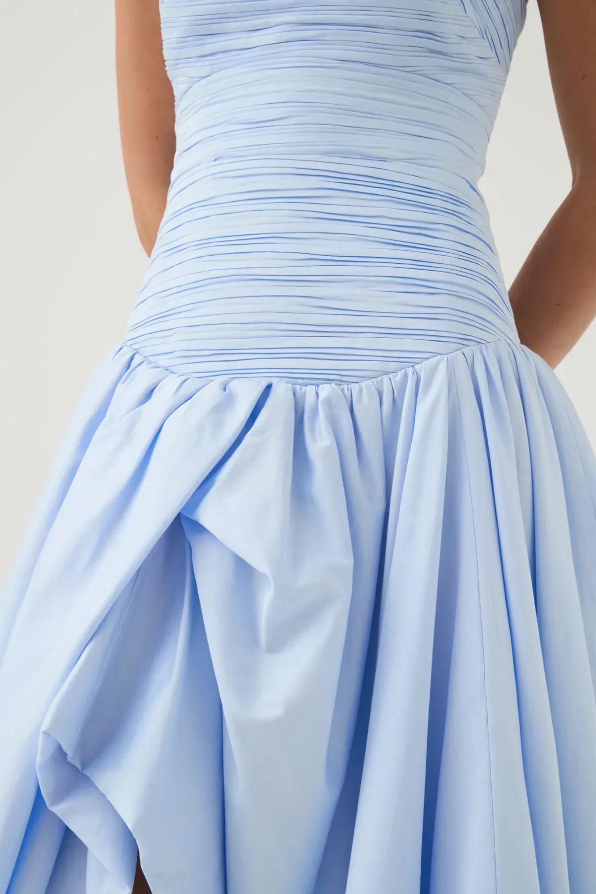 Aje Violette Bubble Hem Maxi Blue AU Size 10 - Image 4