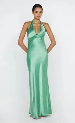 Bec and Bridge Green Zariah Halter Dress Green Size 10 for rent on The Volte - image 1