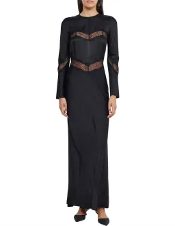 Bec and Bridge Spencer Lace Long Sleeve Black Maxi AU Size 8 for rent on The Volte - image 1