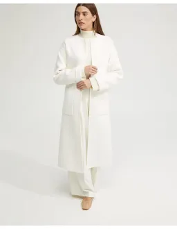 Oxford Sabine Wool Rich Unlined Coat White Size M / Size AU 12 for rent on The Volte - image 3