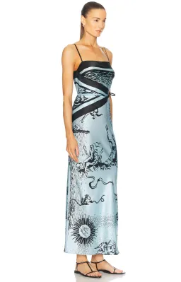 SIR Dreamwood Scarf Maxi Dress Size AU 12 for rent on The Volte - image 3