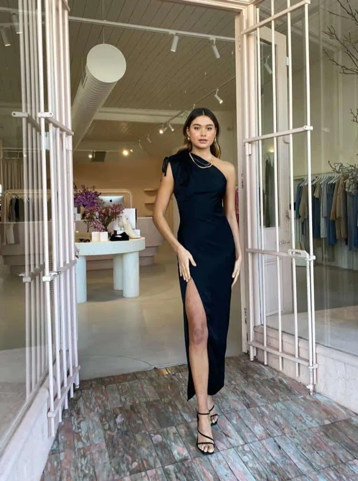 By Johnny One Shoulder Jasmine Dress Size AU 10 - Image 1