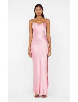 BEC + BRIDGE AYALA COWL NECK MAXI DRESS DUSTY PINK SIZE 8 for rent on The Volte - image 1