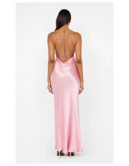 BEC + BRIDGE AYALA COWL NECK MAXI DRESS DUSTY PINK SIZE 8 for rent on The Volte - image 3