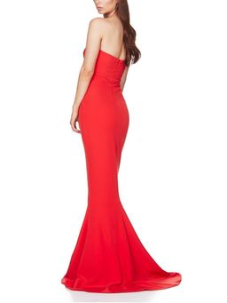 Love Nookie Angelina Gown in Cherry size 6 for rent on The Volte - image 2
