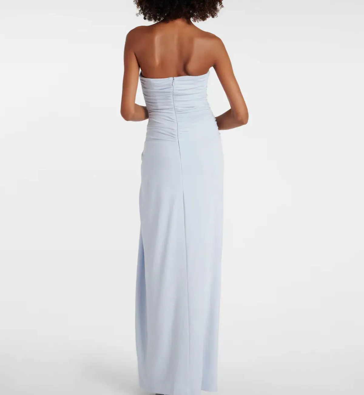 Simkhai Emma Jersey Gown Maxi Drress in Blue Haze Size US 0  - Image 3