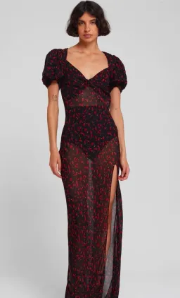 RAT AND BOA MAGNOLIA FLORAL DRESS SIZE 10 for rent on The Volte - image 1