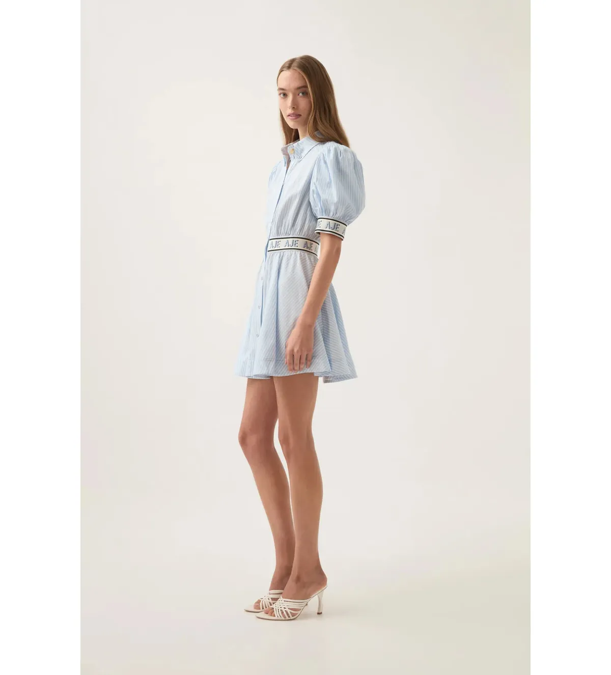 Aje Harling Logo Mini Dress AU 8 - Image 2