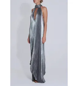 L'Idee Opera Gown Gunmetal Shimmer Size AU 8  for rent on The Volte - image 2