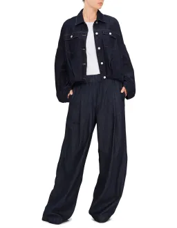 Dries Van Noten Pila Wide Leg Denim Pants Indigo Size L/ AU 12 for rent on The Volte - image 1