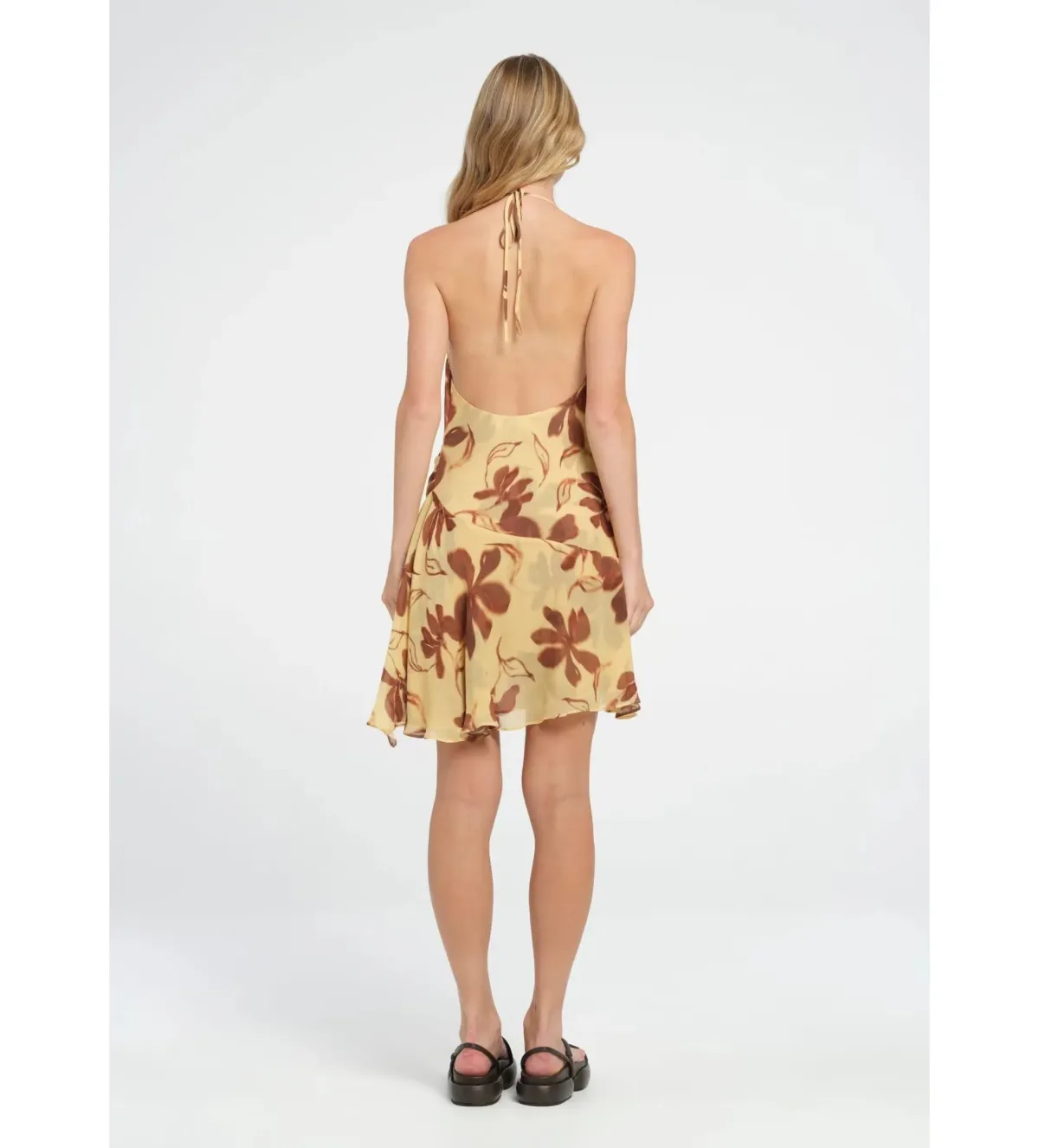Benni Harlow Halter Dress- Floral- Size 10 - Image 4