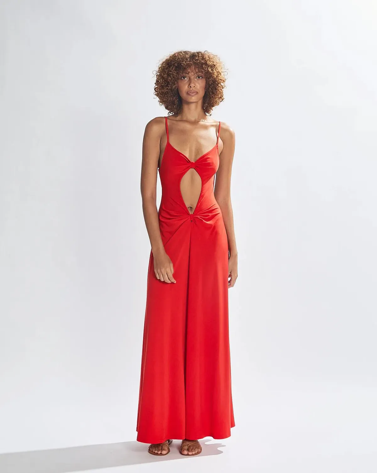 One Mile the Label Sammy Maxi Dress- Red- Size XS / AU 6-8 - Image 2