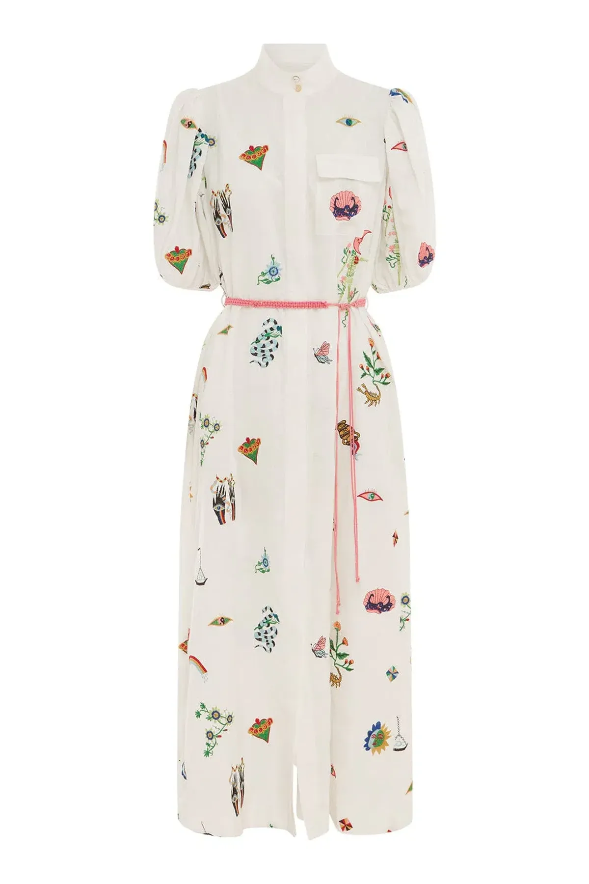 Alemais Atticus Shirt Dress in Print Size 10 - Image 4