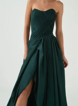 Aje Spatial Maxi Dress Bonsai Green Size AU 10 for rent on The Volte - image 4