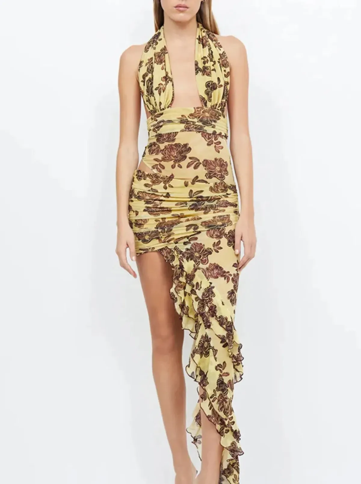 Bec & Bridge Malibu Bay Halter Dress- Size 10 - Image 3