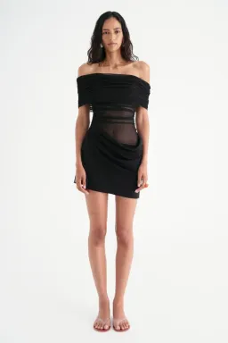 Nico Off Shoulder Mini Dress Size 8 for rent on The Volte - image 1