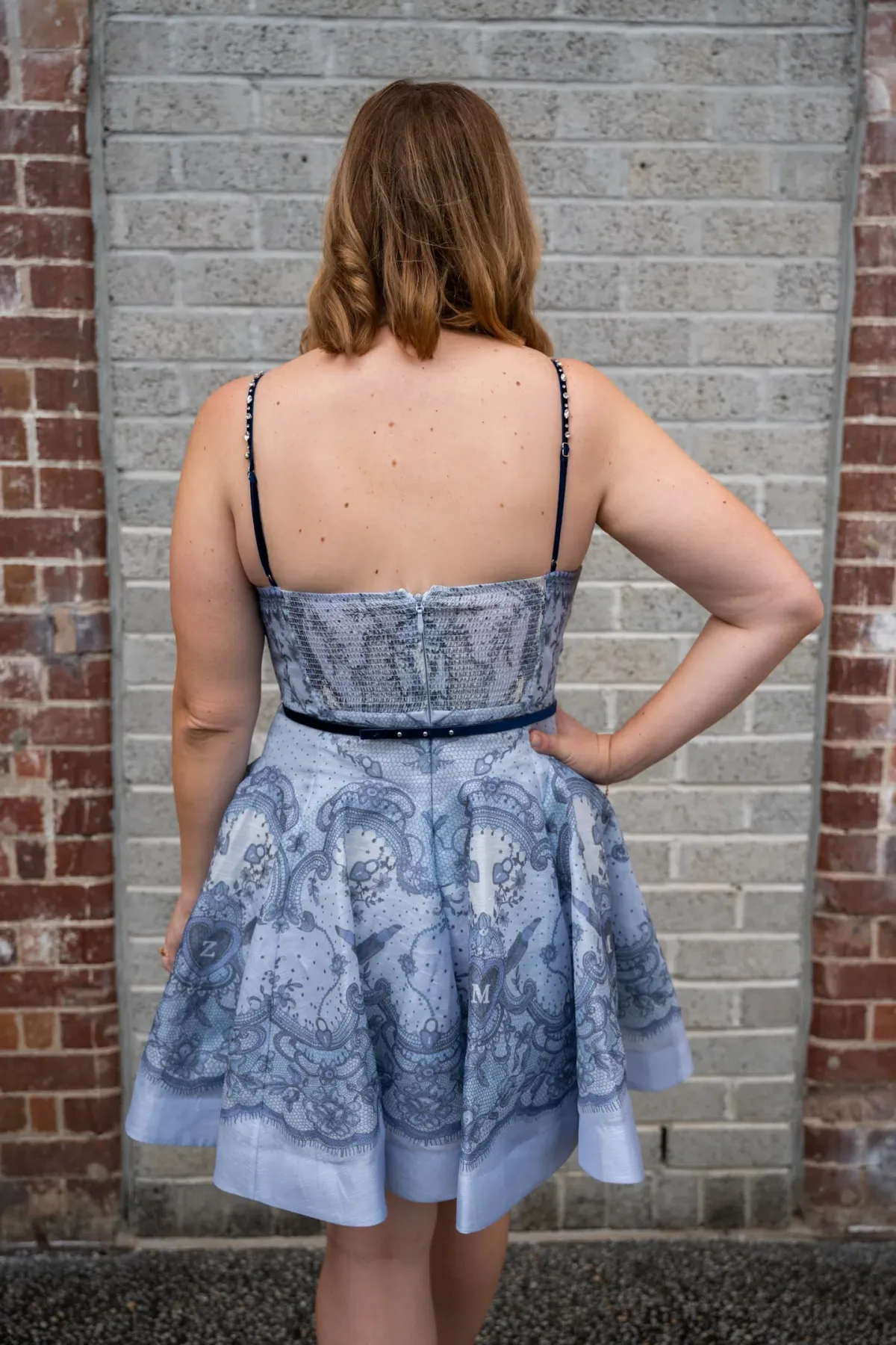 Zimmermann Crush Twist Front Mini Dress Print Size 4 / Aus 16 - Image 4