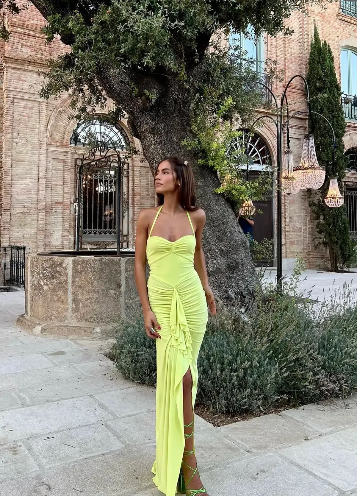 Natalie Rolt Shontae Dress- Citron- Size 2 / AU 10 - Image 3