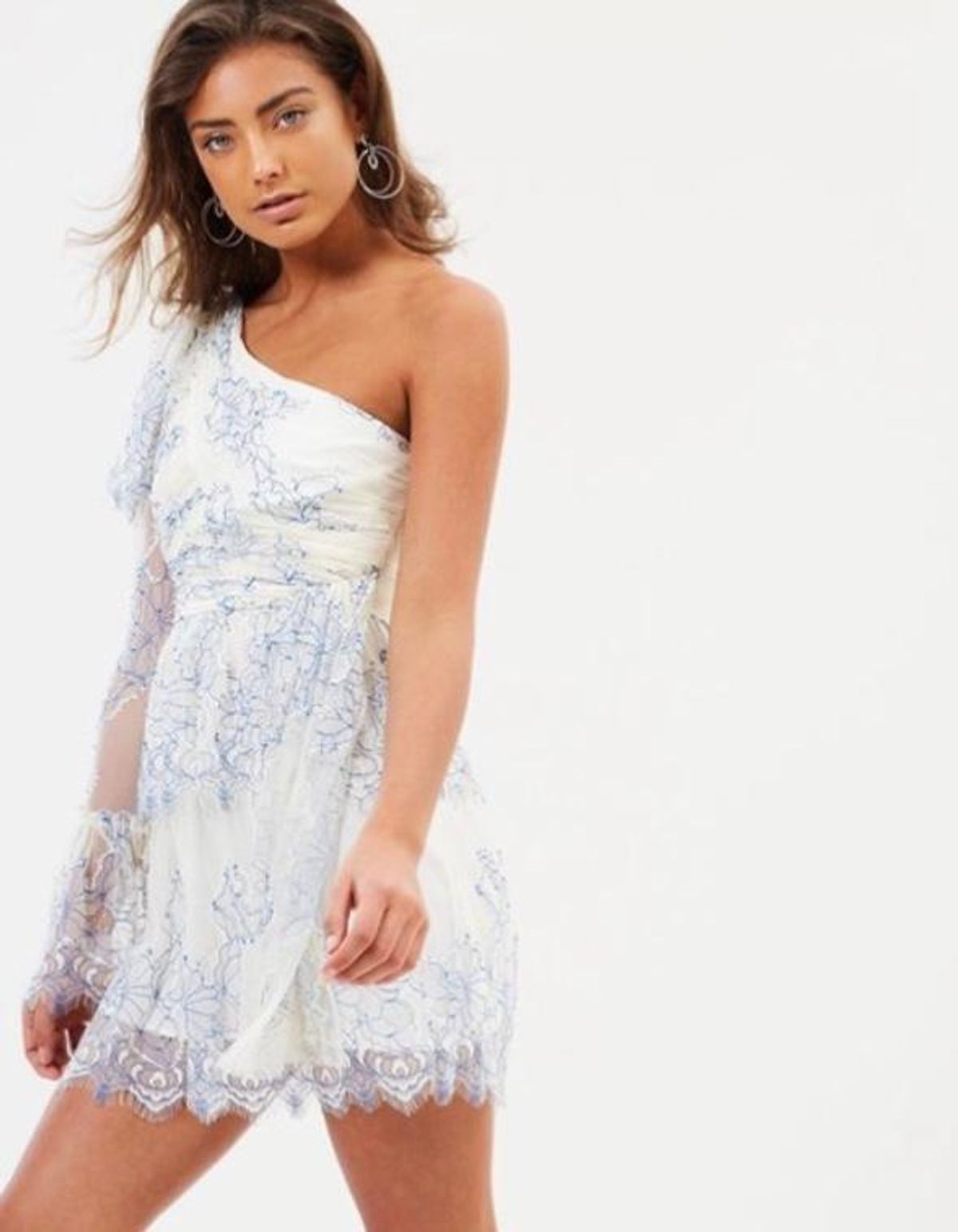 Alice McCall Isn’t She Lovely Dress in Creme & Cobalt Size 6 - Image 4