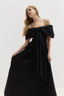 Aje Scarlett Gown Black Size 8 for rent on The Volte - image 2
