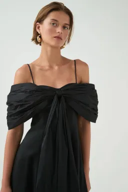 Aje Scarlett Gown Black Size 8 for rent on The Volte - image 5