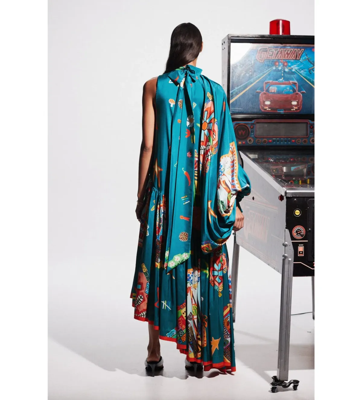 Alemais Rollers Maxi Print Size 6 - Image 3