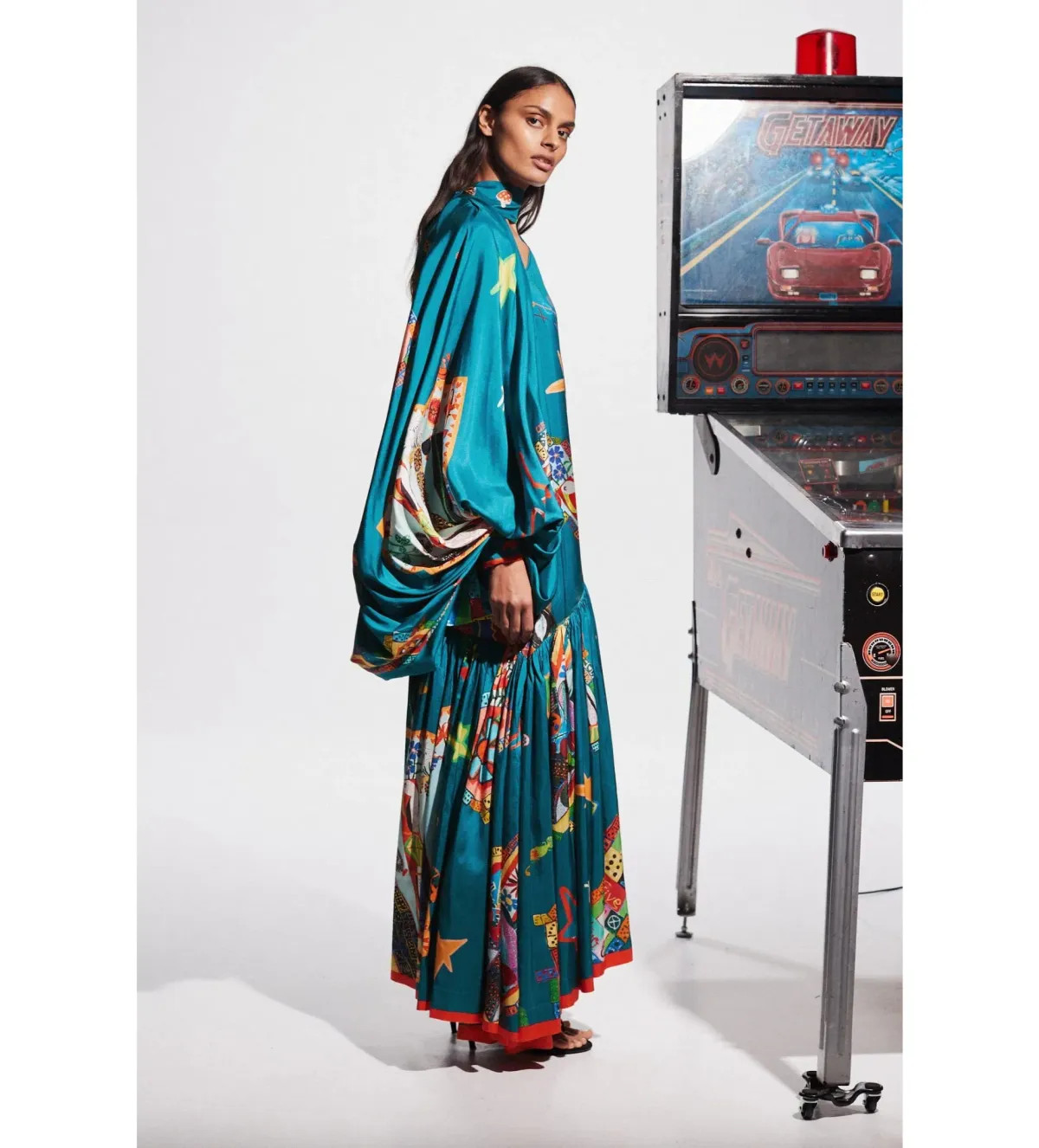 Alemais Rollers Maxi Print Size 6 - Image 2