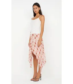 Bec & Bridge Lolita Asym Skirt in Check Size AU 10  for rent on The Volte - image 2