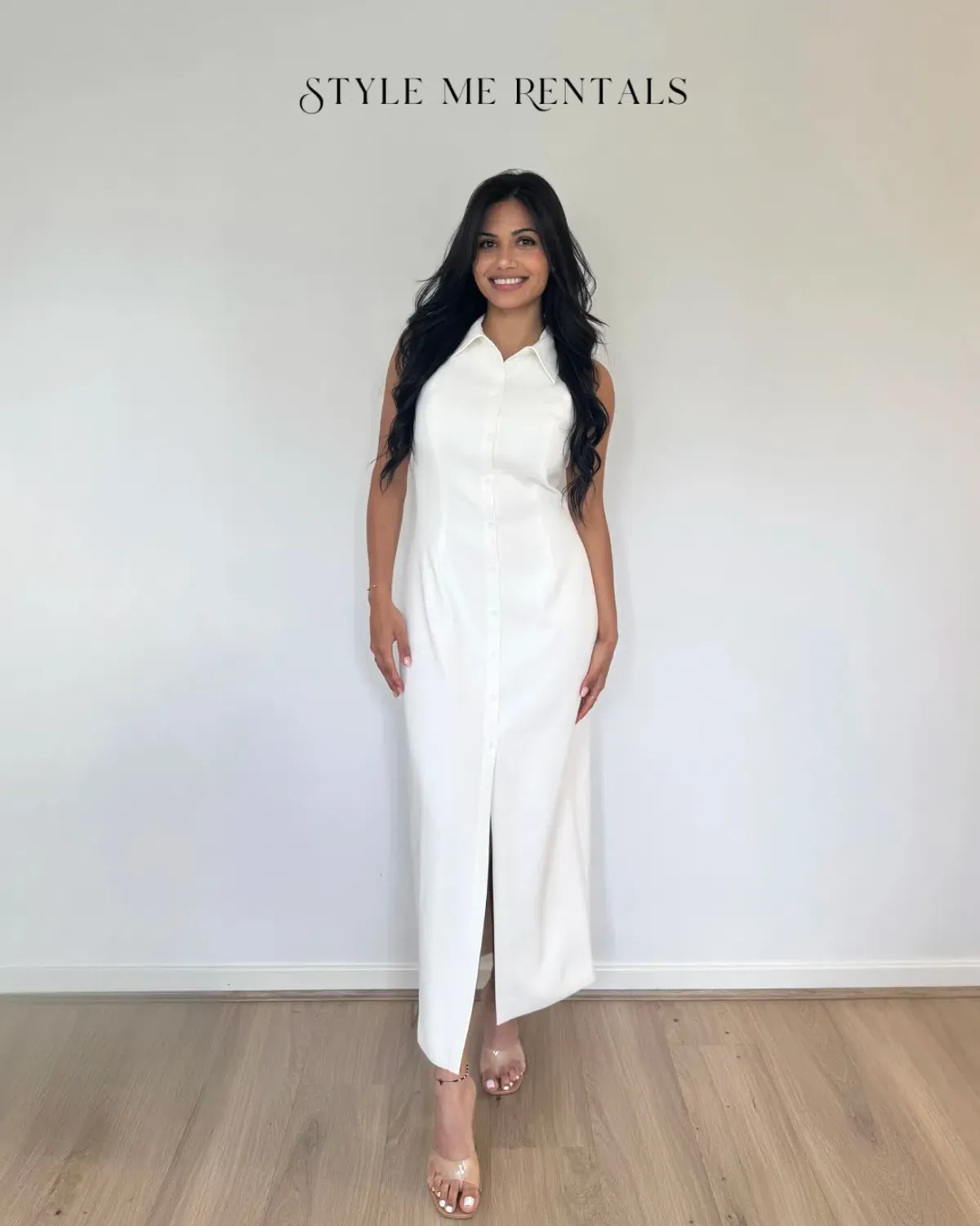 Odd Muse The Ultimate Muse Collar Maxi Dress White Size M - Image 1