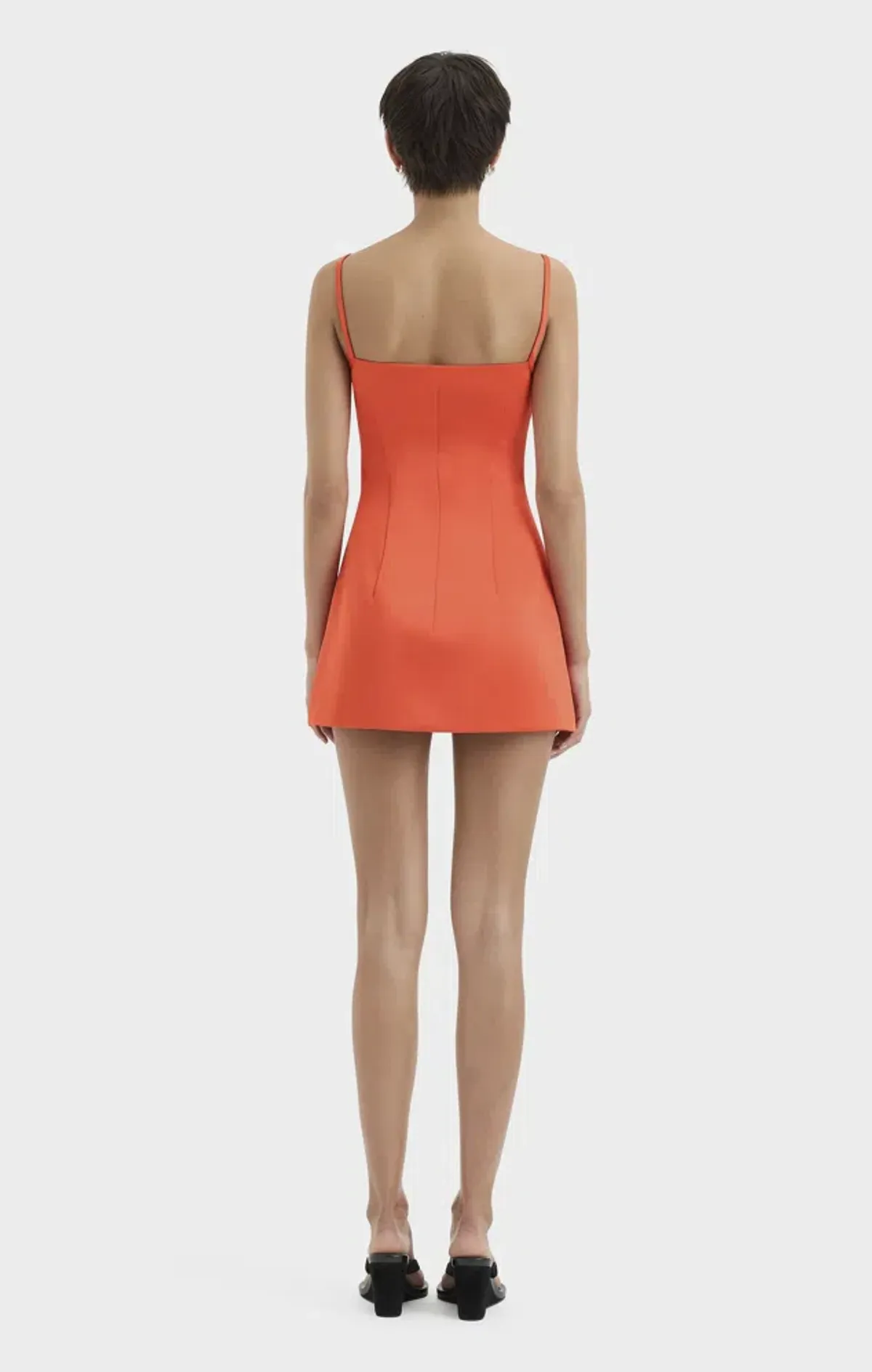 Sir The Label Poppy Contoured Mini Dress Orange Size 1 / Aus 8 - Image 2