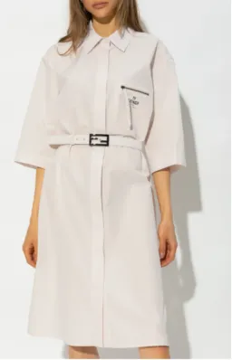 Fendi Oversized Shirt Dress Size 10 for rent on The Volte - image 4