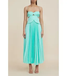 Acler Atholton Midi Dress in Arctic Mint Size AU 10  for rent on The Volte - image 1