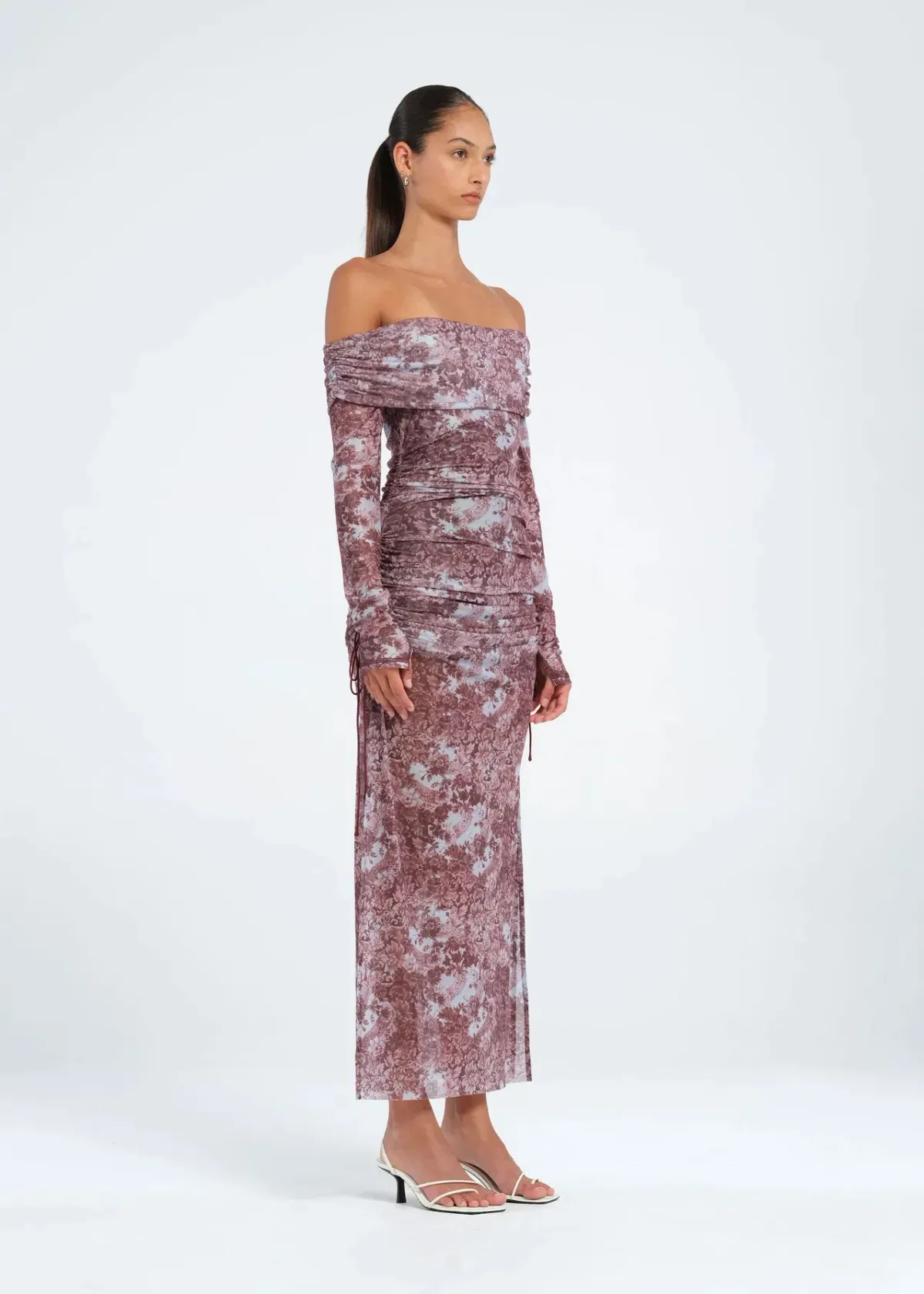 Benni Blaire Midi Dress Antique Fleur Size AU 8 - Image 3