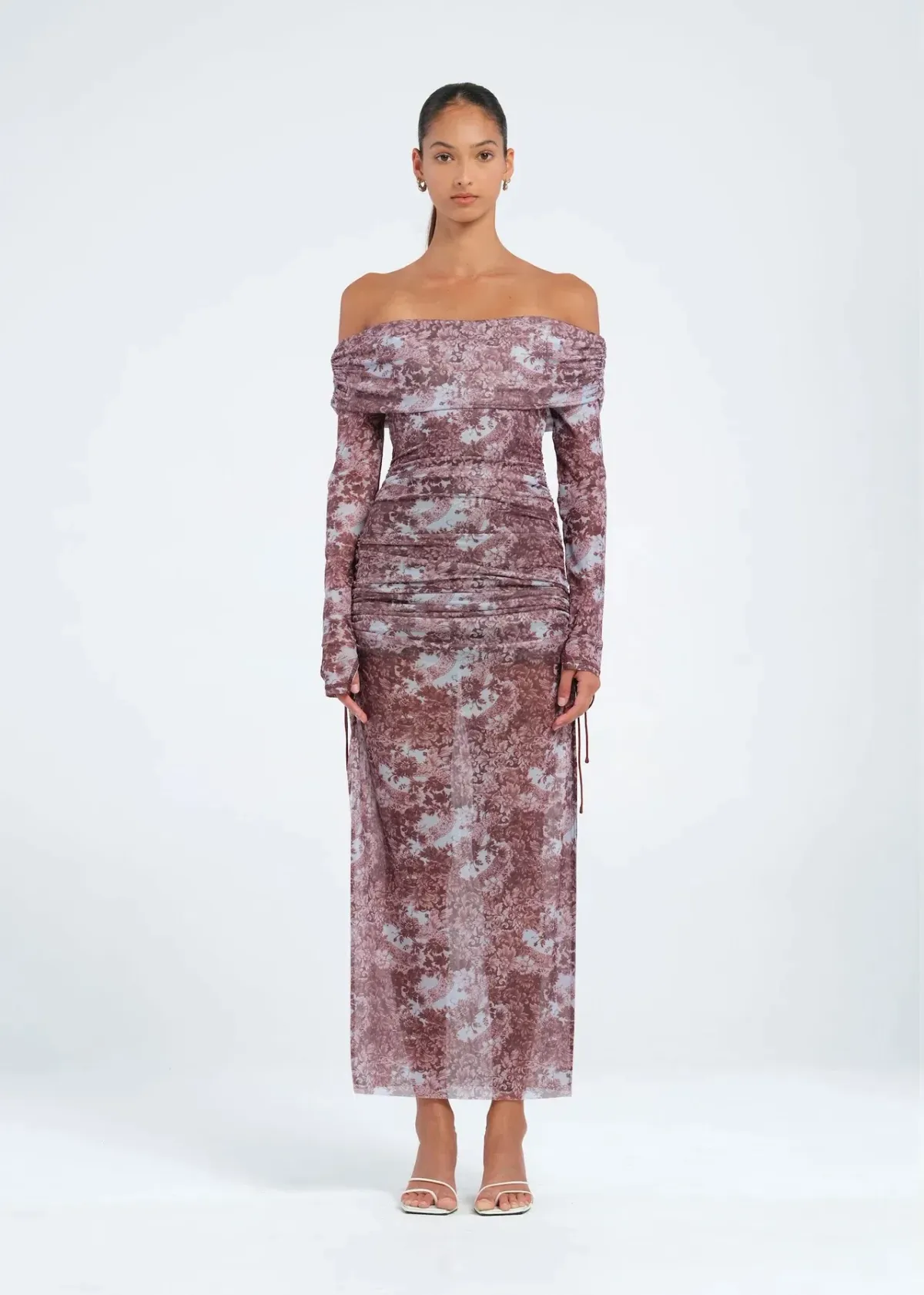 Benni Blaire Midi Dress Antique Fleur Size AU 8 - Image 1