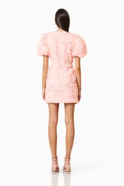 Elliatt Rosella 3D Mini Dress in Pink Size 10 for rent on The Volte - image 5