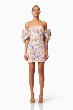 Elliat Perry Embellished Mini Dress in Purple Size L / AU 12 for rent on The Volte - image 6