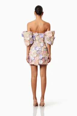 Elliat Perry Embellished Mini Dress in Purple Size L / AU 12 for rent on The Volte - image 7