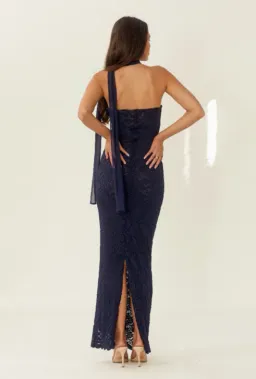 Arcina Ori Meredith Dress Navy Size 10 (M) for rent on The Volte - image 2