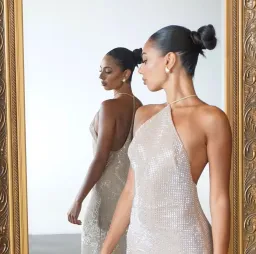 Lawrenzia Naomi Dress Sequin Size 8 for rent on The Volte - image 3