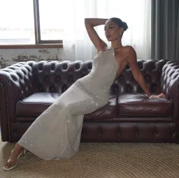 Lawrenzia Naomi Dress Sequin Size 8 for rent on The Volte - image 1