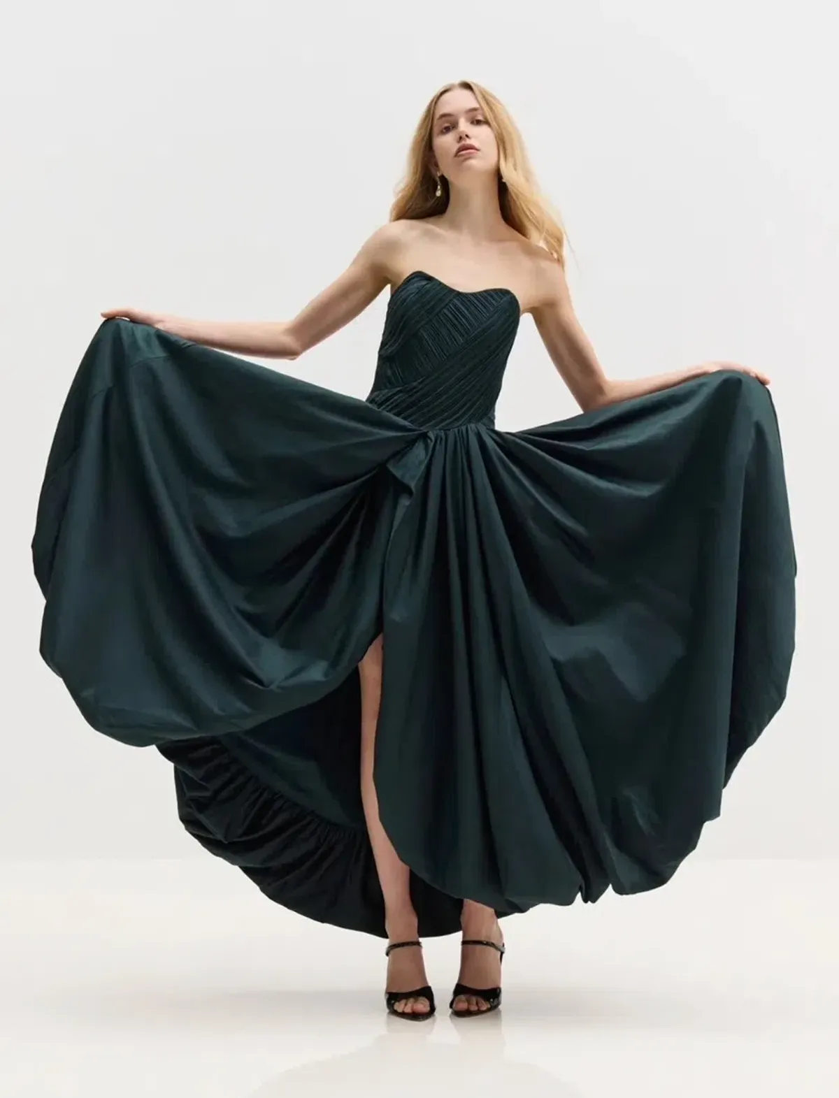 Aje Spatial Maxi Bonsai Green Size XXS/AU 4 - Image 3