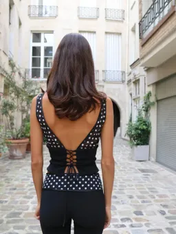 Fait Par Foutch Remi Top Polka Dot Size 12/L for rent on The Volte - image 2