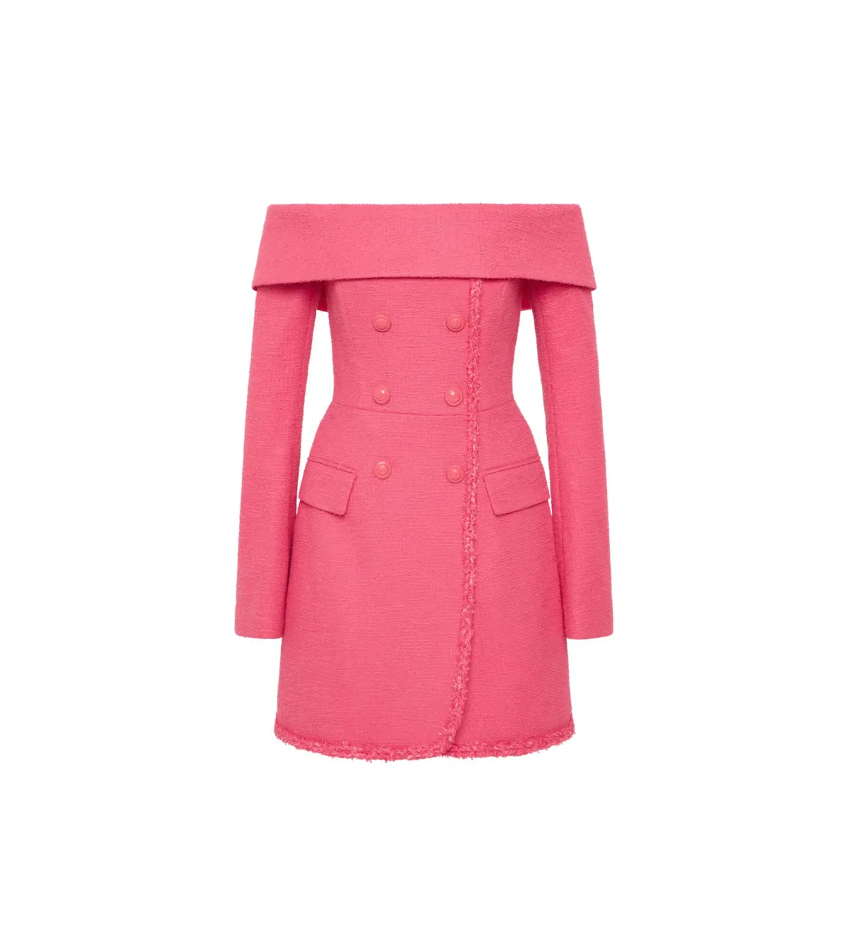 Rebecca Vallance Montana Off the Shoulder Mini Dress Pink Size 10 - Image 6