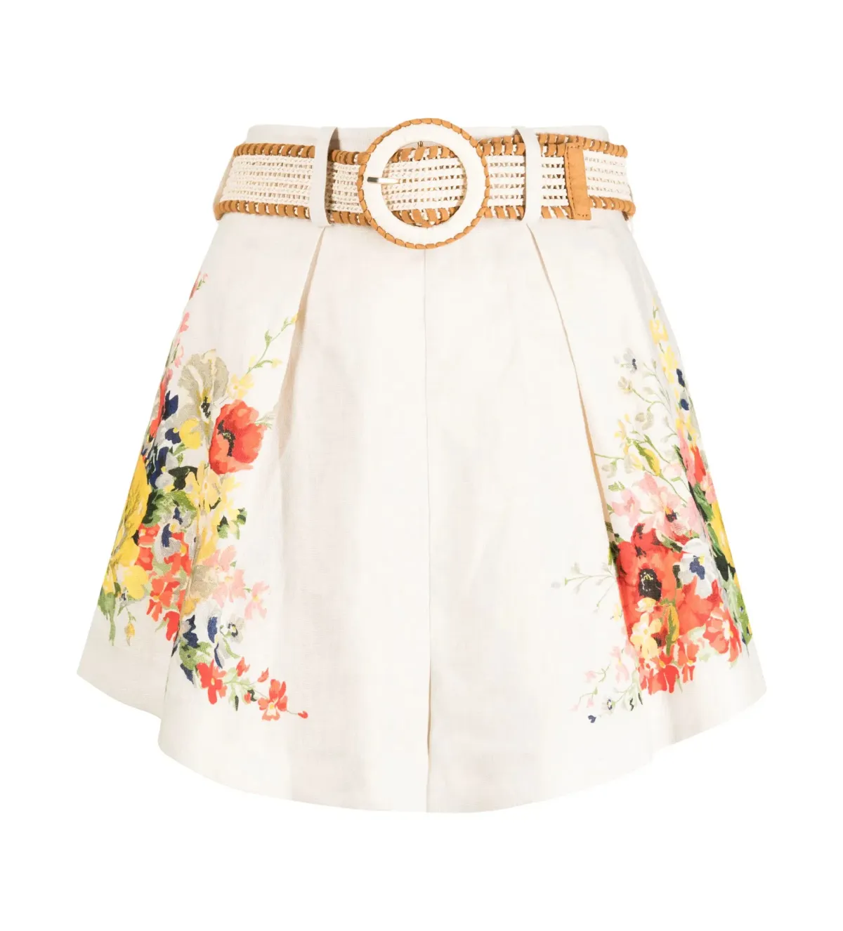 Zimmermann Alight Corset Top Ivory Floral Size 4 / AU 16 & Tuck Short Set Size 3 / AU 14 - Image 2