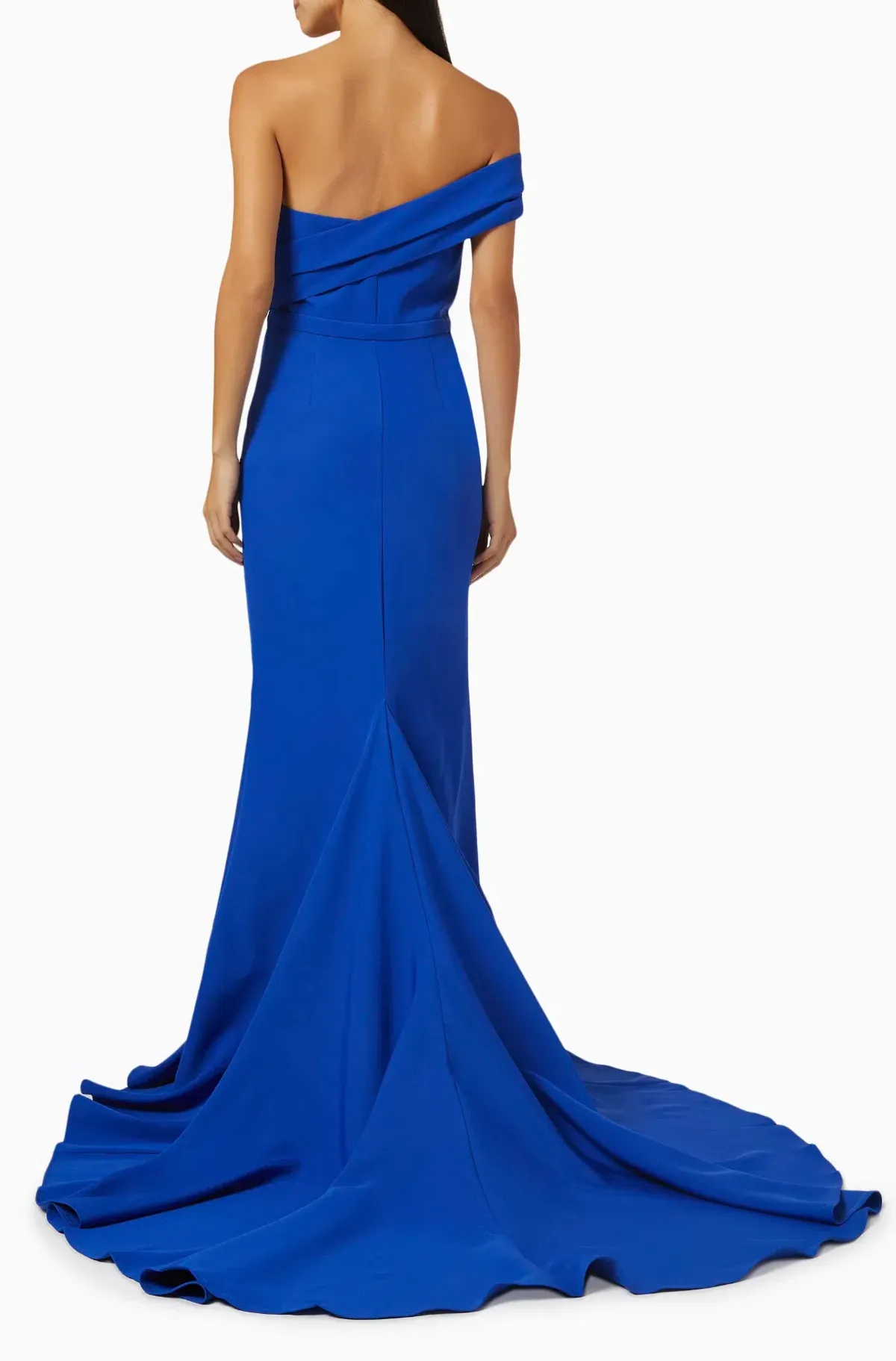 Elle Zeitoune Ladonna Evening Gown Blue Size 6 - Image 3
